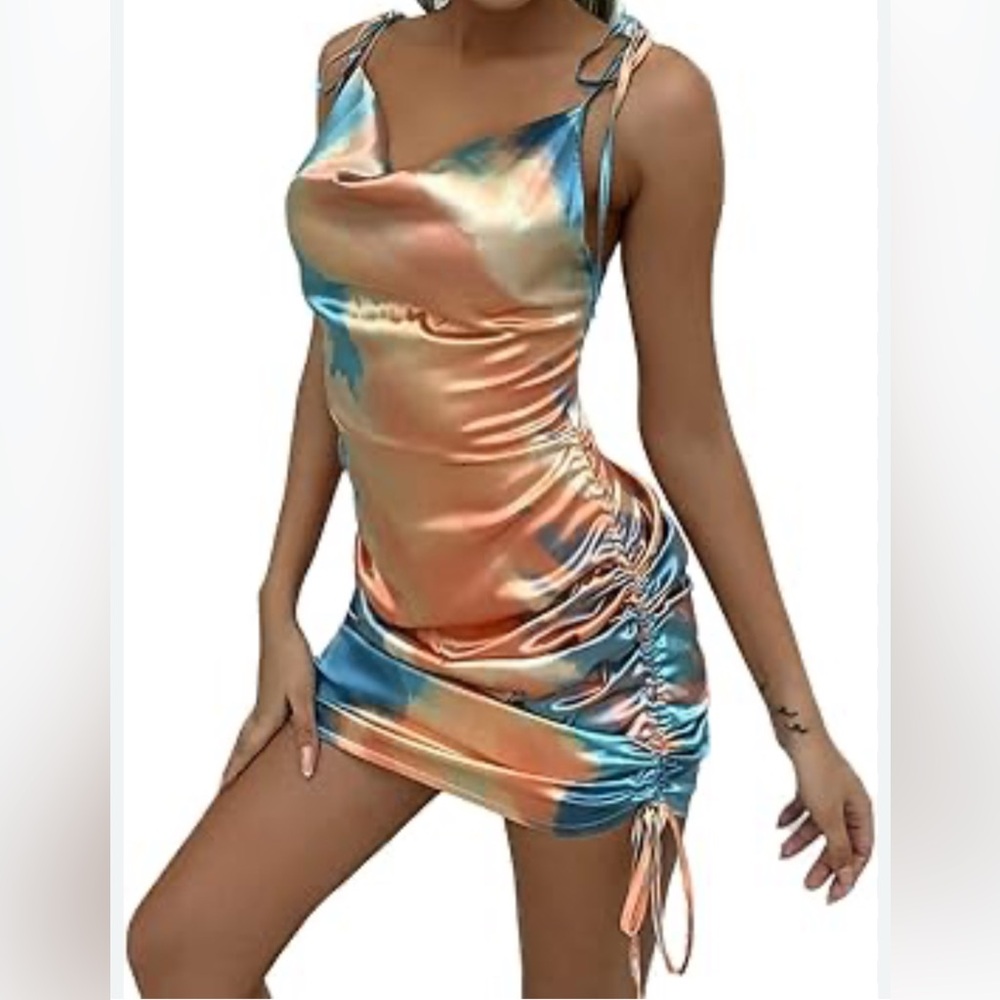 Summertime Love silky mini dress size small